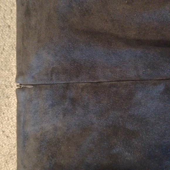 Blank NYC Brown To Black Ombre Leather Lined Skirt W-27 - Picture 3 of 6